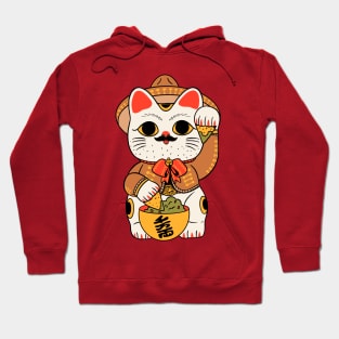 El gato de la fortuna Hoodie